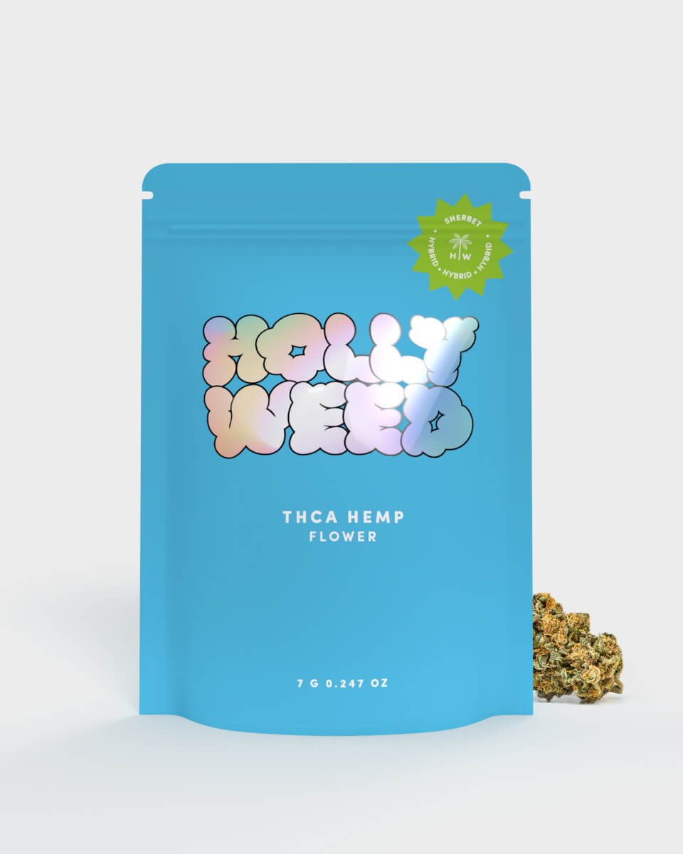 THCA Flower - Sherbet Strain | Hybrid - Hollyweed