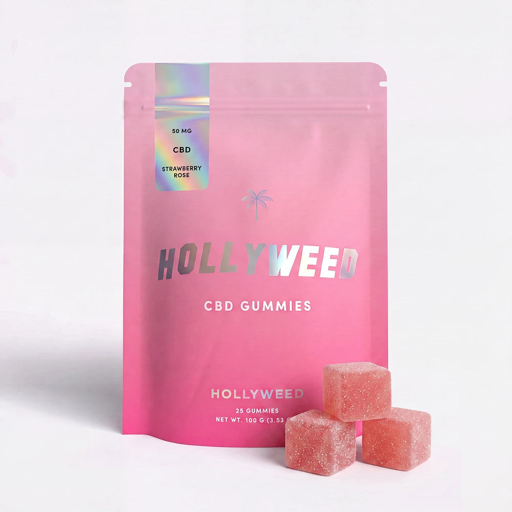 CBD + Live Rosin Gummies | Strawberry Rose