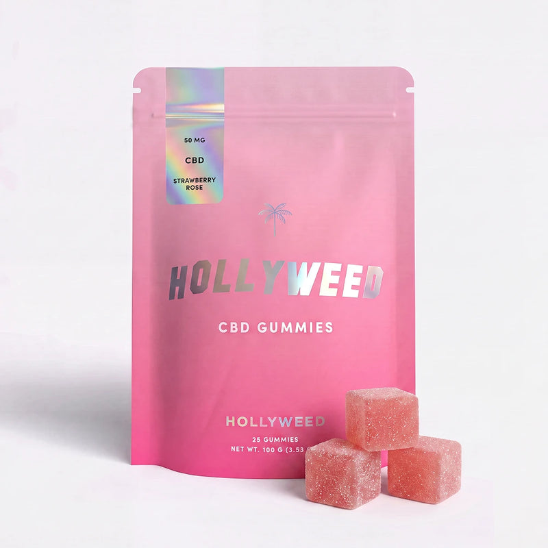 CBD + Live Rosin Gummies | Strawberry Rose