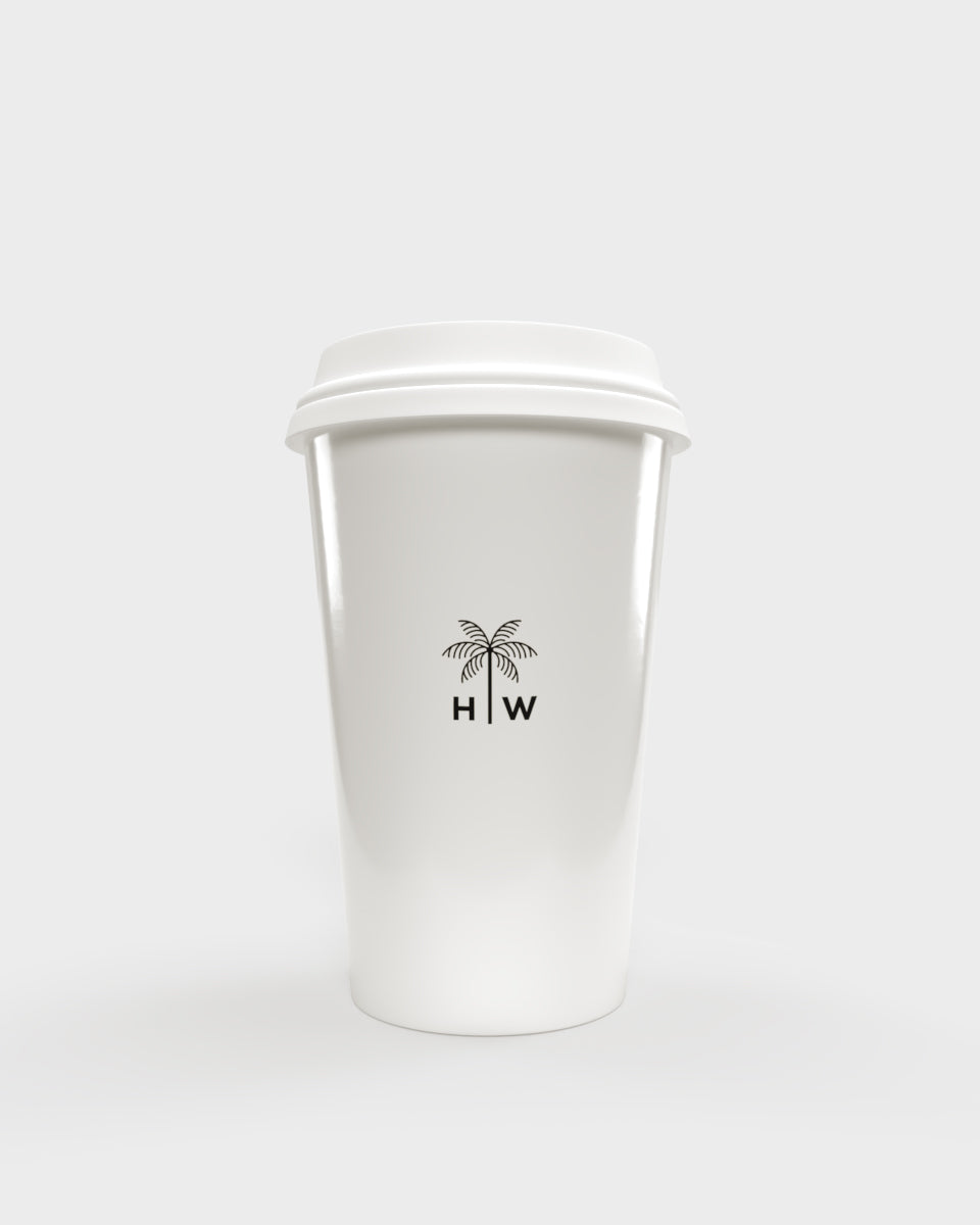 Hollyweed Coffee Cup - White