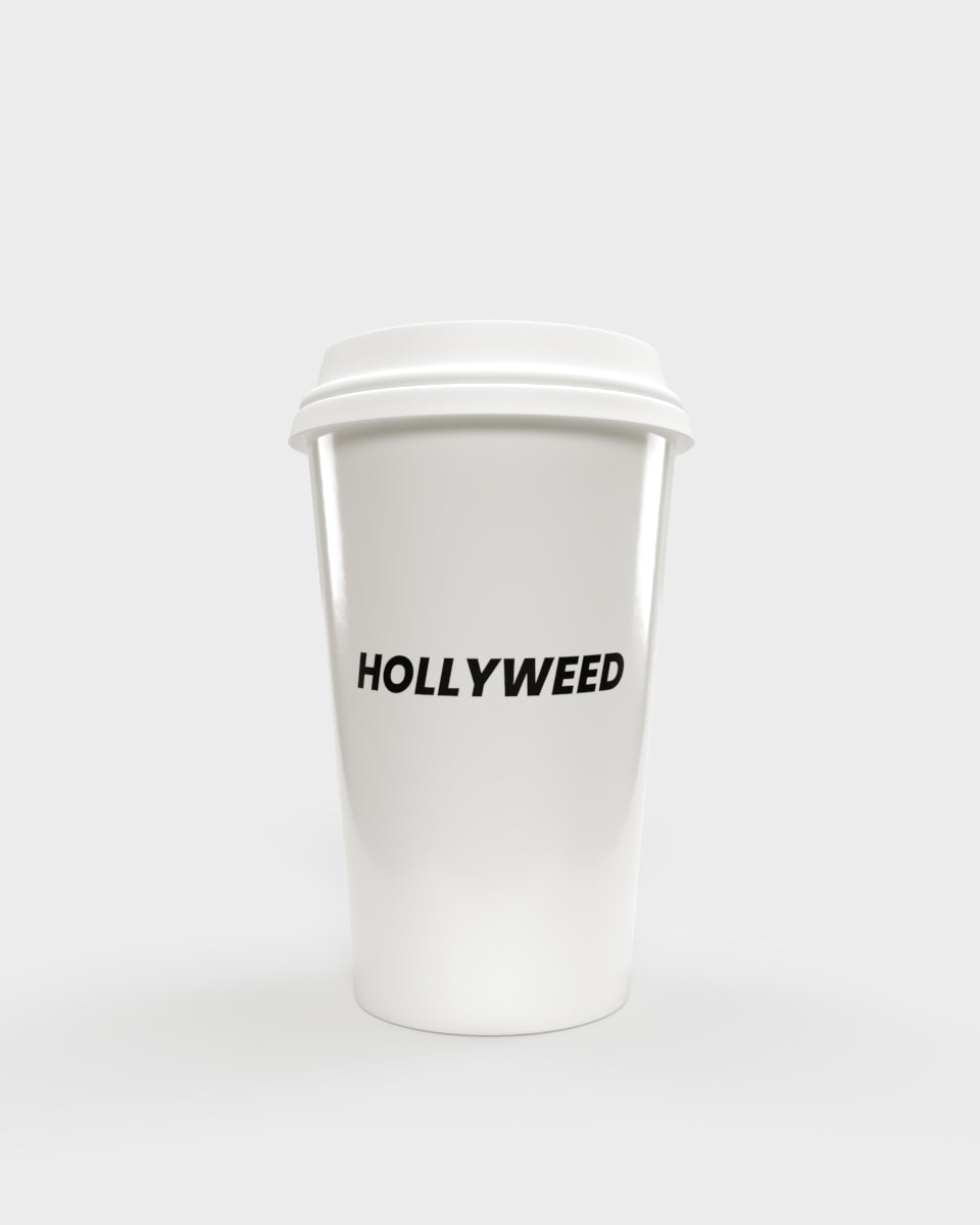 Hollyweed Coffee Cup - White