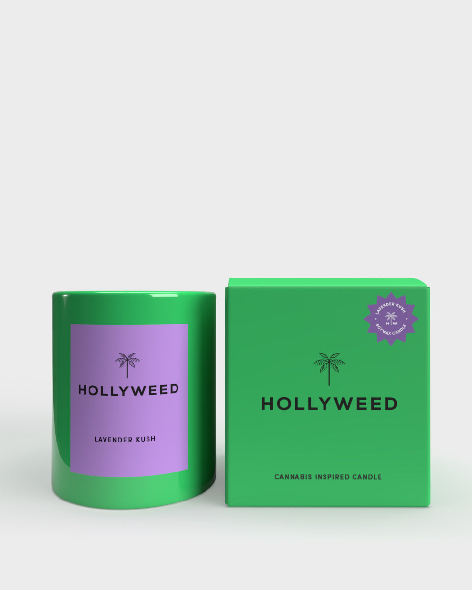 Cannabis Candle - Lavender Kush