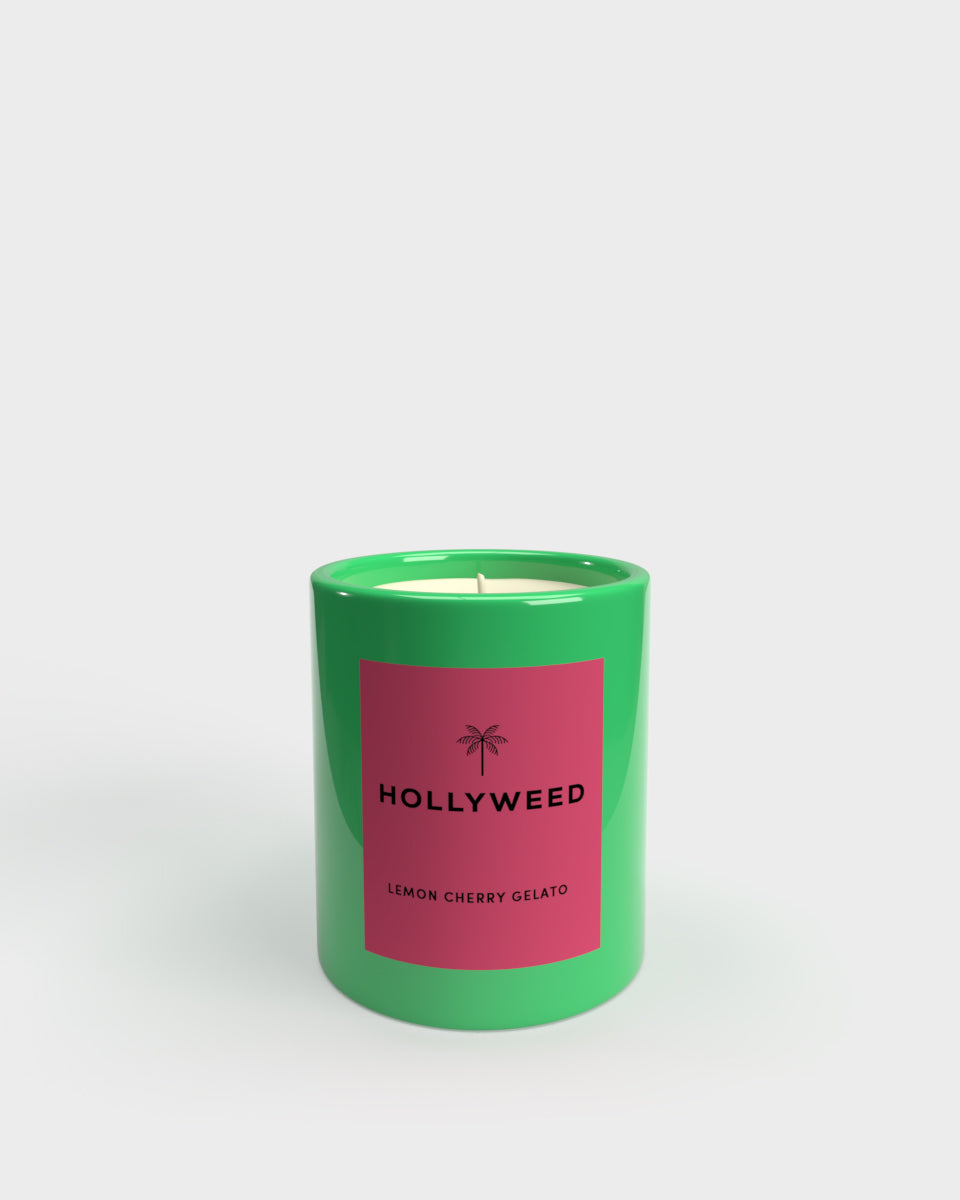 Cannabis Candle - Lemon Cherry Gelato