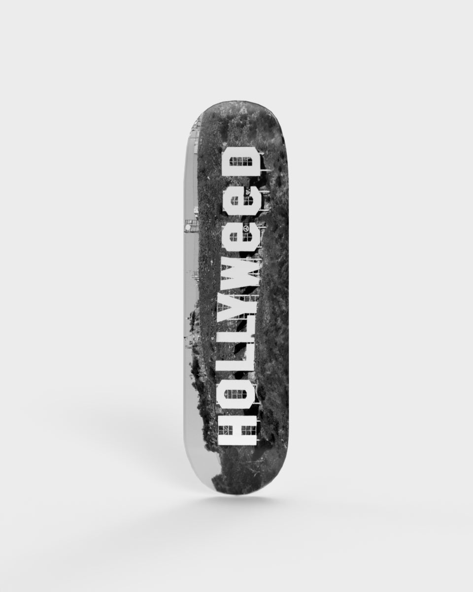 Hollyweed Sign Skateboard Deck