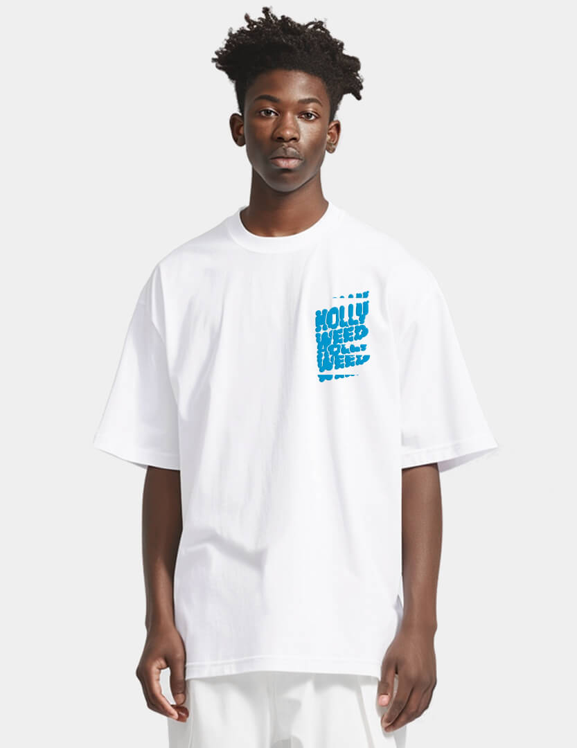 Hollyweed Glitch Font Shirt