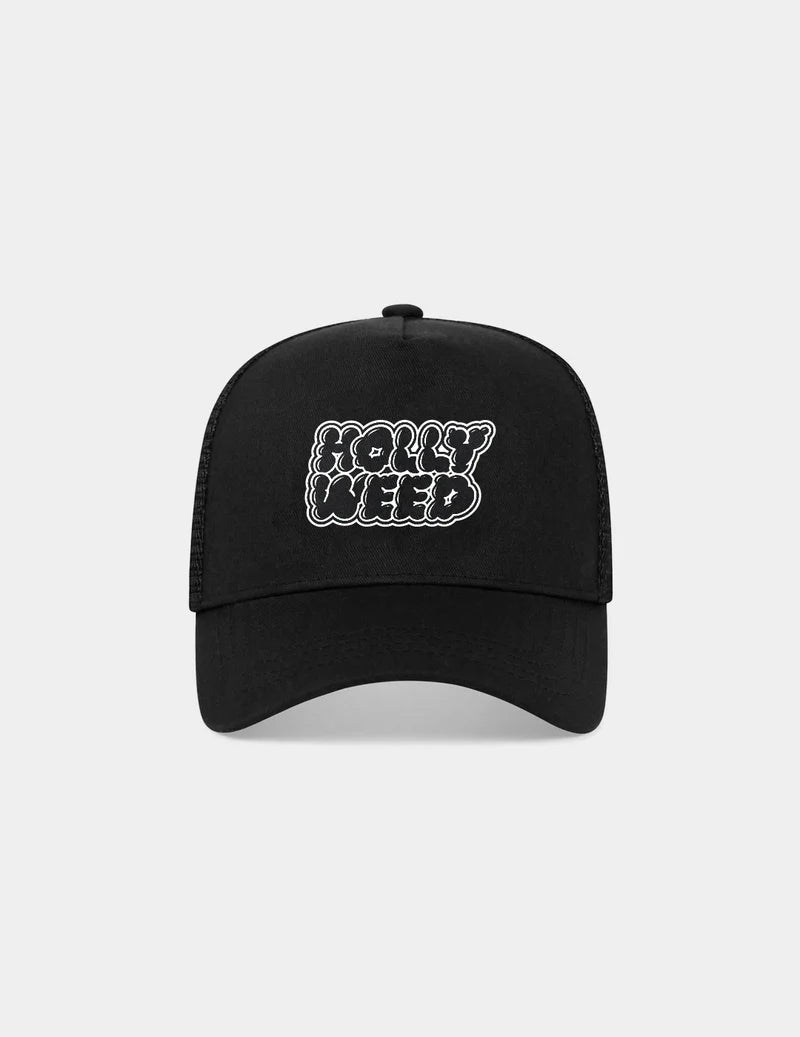 Hollyweed Smokey Logo Font Hat