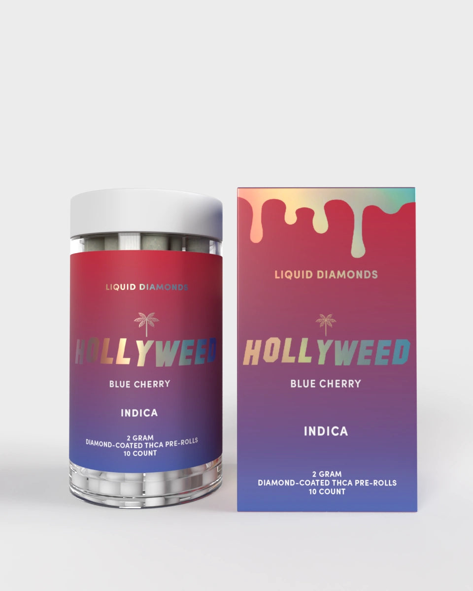 Liquid Diamonds THCA Pre-Rolls –  Blue Cherry | Indica