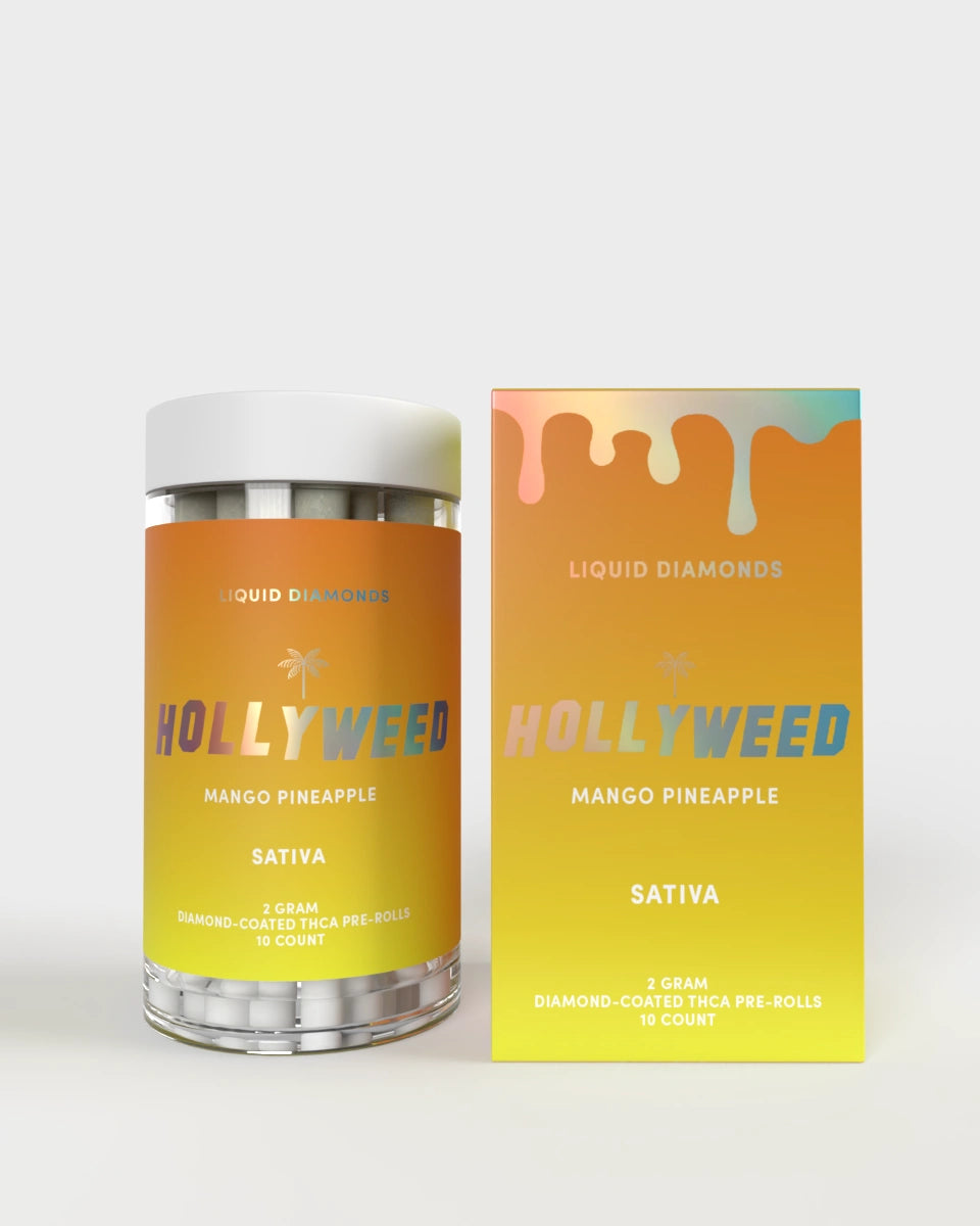 Liquid Diamonds THCA Pre-Rolls –  Mango Pineapple | Sativa
